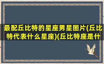 最配丘比特的星座男星图片(丘比特代表什么星座)(丘比特座是什么意思)