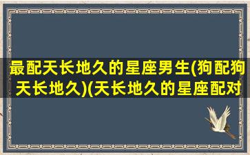 最配天长地久的星座男生(狗配狗天长地久)(天长地久的星座配对)