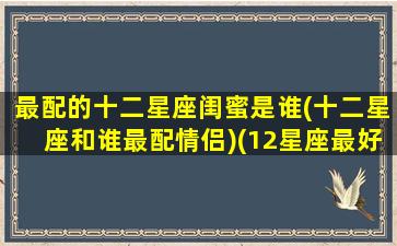 最配的十二星座闺蜜是谁(十二星座和谁最配情侣)(12星座最好的闺蜜配对)