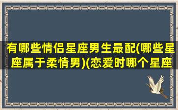 有哪些情侣星座男生最配(哪些星座属于柔情男)(恋爱时哪个星座最温柔)