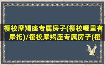 樱校摩羯座专属房子(樱校哪里有摩托)/樱校摩羯座专属房子(樱校哪里有摩托)-我的网站