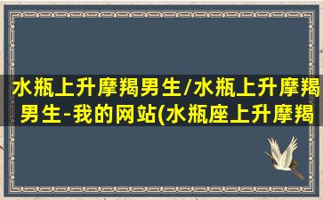 水瓶上升摩羯男生/水瓶上升摩羯男生-我的网站(水瓶座上升摩羯座女生性格)