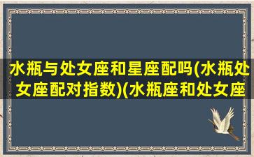 水瓶与处女座和星座配吗(水瓶处女座配对指数)(水瓶座和处女座配不配做情侣)