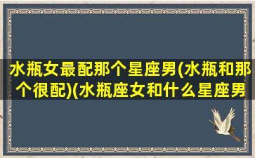 水瓶女最配那个星座男(水瓶和那个很配)(水瓶座女和什么星座男最配做夫妻)