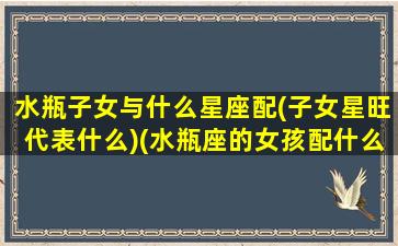 水瓶子女与什么星座配(子女星旺代表什么)(水瓶座的女孩配什么星座的男孩)