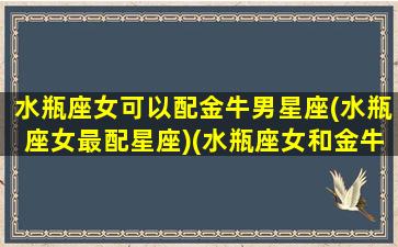 水瓶座女可以配金牛男星座(水瓶座女最配星座)(水瓶座女和金牛女适合做朋友吗)