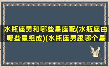 水瓶座男和哪些星座配(水瓶座由哪些星组成)(水瓶座男跟哪个星座配)