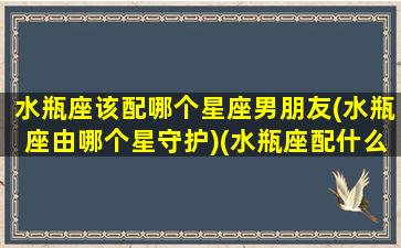 水瓶座该配哪个星座男朋友(水瓶座由哪个星守护)(水瓶座配什么样的男朋友)