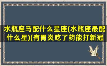 水瓶座马配什么星座(水瓶座最配什么星)(有胃炎吃了药能打新冠疫苗吗)