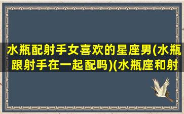 水瓶配射手女喜欢的星座男(水瓶跟射手在一起配吗)(水瓶座和射手女恋爱需要注意什么)