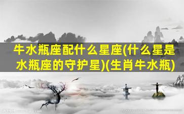 牛水瓶座配什么星座(什么星是水瓶座的守护星)(生肖牛水瓶)