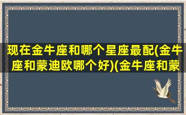 现在金牛座和哪个星座最配(金牛座和蒙迪欧哪个好)(金牛座和蒙迪欧二手车买哪个好)