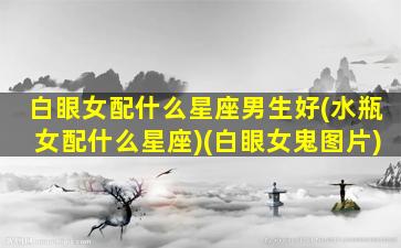 白眼女配什么星座男生好(水瓶女配什么星座)(白眼女鬼图片)