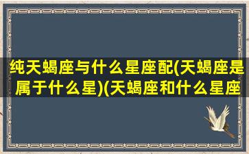 纯天蝎座与什么星座配(天蝎座是属于什么星)(天蝎座和什么星座是一对的)