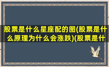 股票是什么星座配的图(股票是什么原理为什么会涨跌)(股票是什么图片)