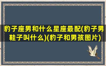 豹子座男和什么星座最配(豹子男鞋子叫什么)(豹子和男孩图片)