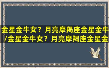 金星金牛女？月亮摩羯座金星金牛/金星金牛女？月亮摩羯座金星金牛-我的网站