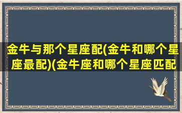 金牛与那个星座配(金牛和哪个星座最配)(金牛座和哪个星座匹配度高)