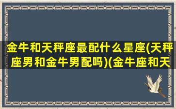 金牛和天秤座最配什么星座(天秤座男和金牛男配吗)(金牛座和天秤座适合做夫妻吗)