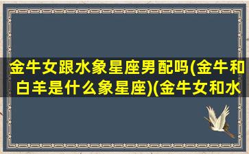 金牛女跟水象星座男配吗(金牛和白羊是什么象星座)(金牛女和水瓶座配吗)