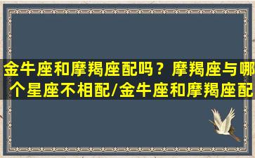 金牛座和摩羯座配吗？摩羯座与哪个星座不相配/金牛座和摩羯座配吗？摩羯座与哪个星座不相配-我的网站