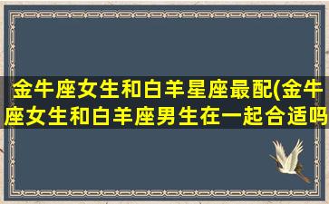 金牛座女生和白羊星座最配(金牛座女生和白羊座男生在一起合适吗)(金牛座女生和白羊座男生配对指数)