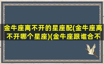 金牛座离不开的星座配(金牛座离不开哪个星座)(金牛座跟谁合不来)