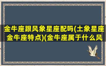 金牛座跟风象星座配吗(土象星座金牛座特点)(金牛座属于什么风象)