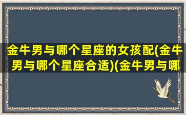 金牛男与哪个星座的女孩配(金牛男与哪个星座合适)(金牛男与哪个星座女最配)