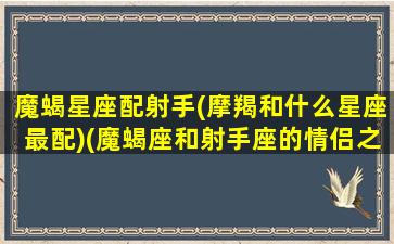 魔蝎星座配射手(摩羯和什么星座最配)(魔蝎座和射手座的情侣之数)