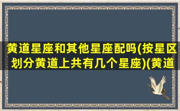 黄道星座和其他星座配吗(按星区划分黄道上共有几个星座)(黄道星座相互间排列顺序)